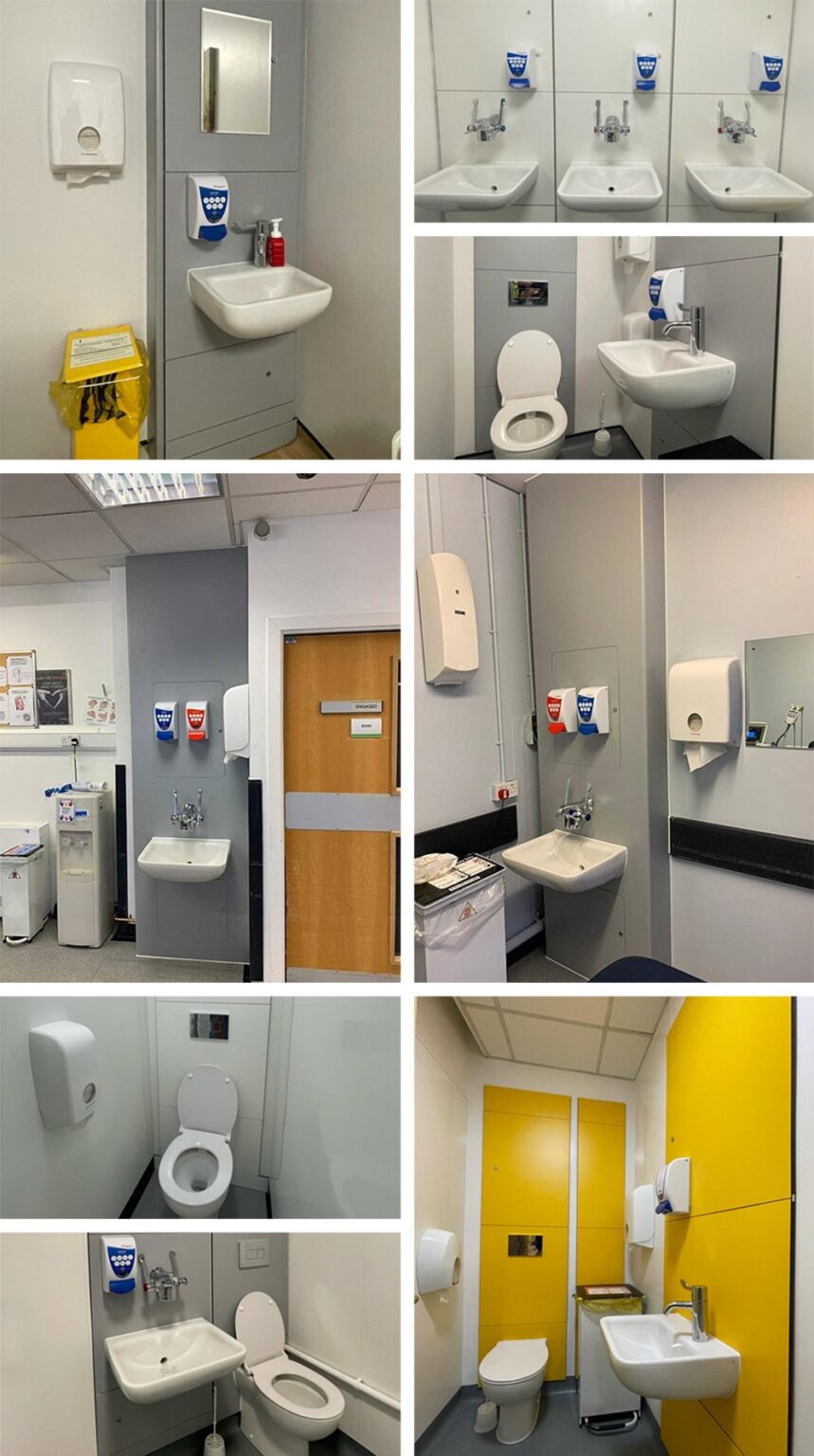 Kingston Hospital Clinical Wash Basins Nokk